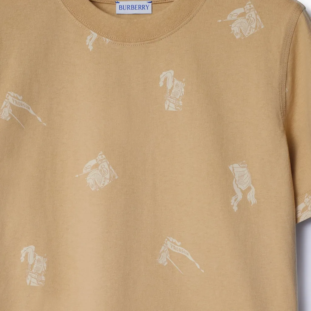 Burberry Equestrian Knight Crewneck T-Shirt