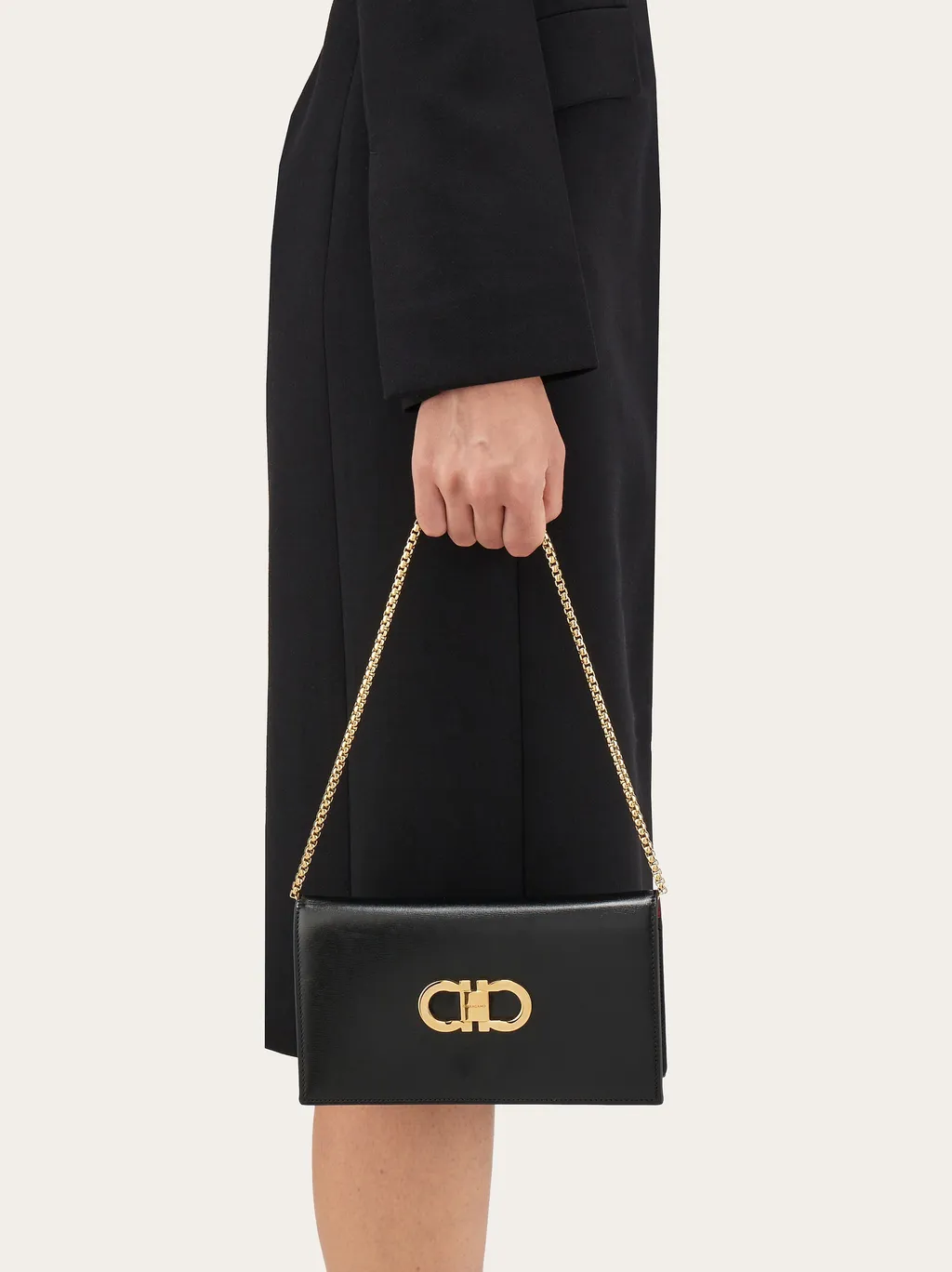 Salvatore Ferragamo Double Gancini Mini Shoulder Bag