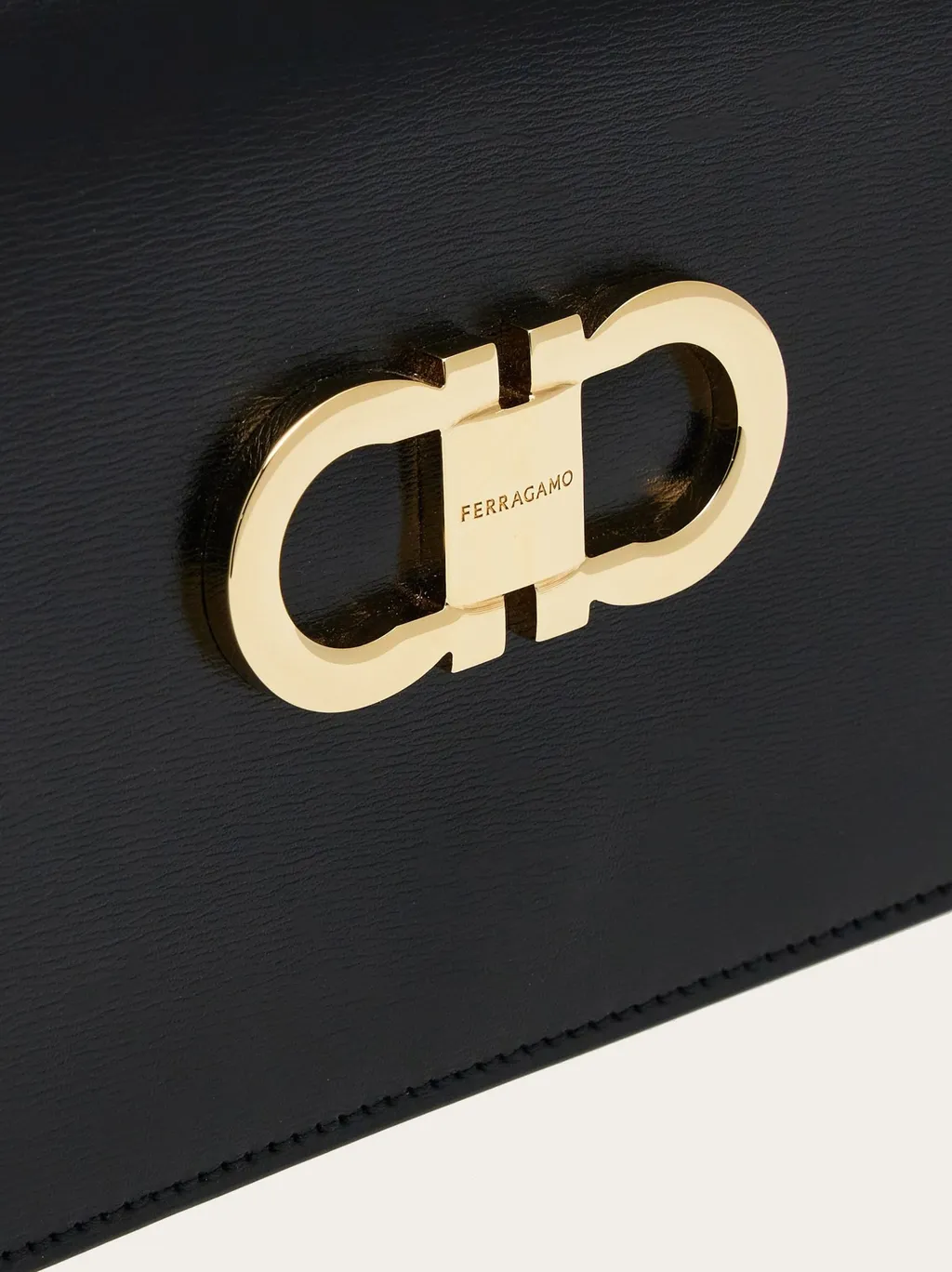 Salvatore Ferragamo Double Gancini Mini Shoulder Bag