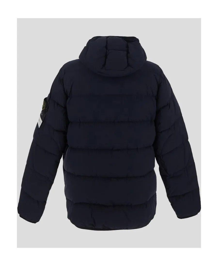 Stone Island Compass Patch Zip-Up Puffer Jacket