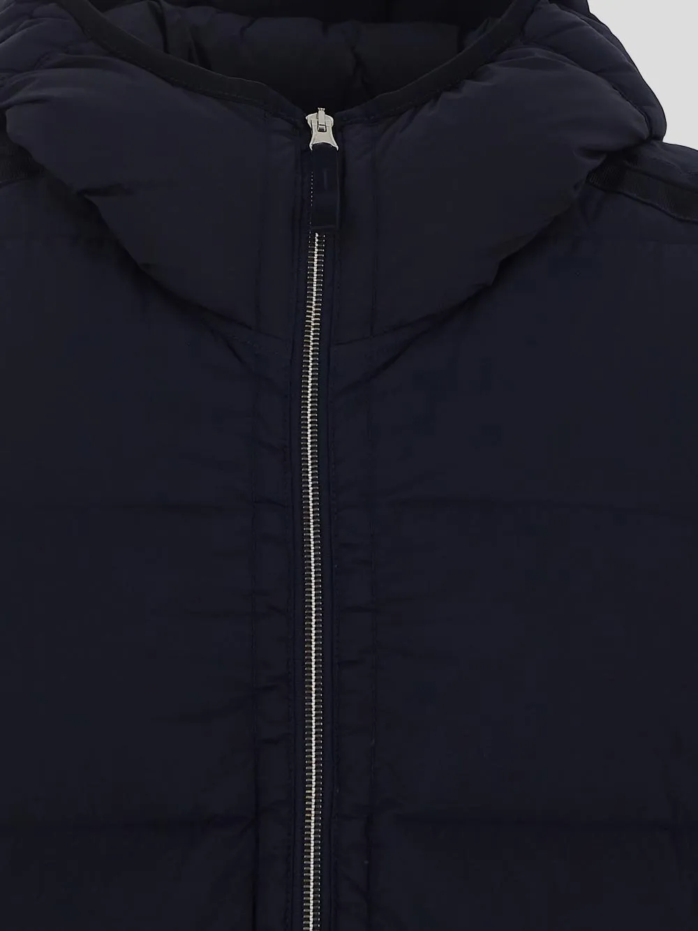 Stone Island Compass Patch Zip-Up Puffer Jacket
