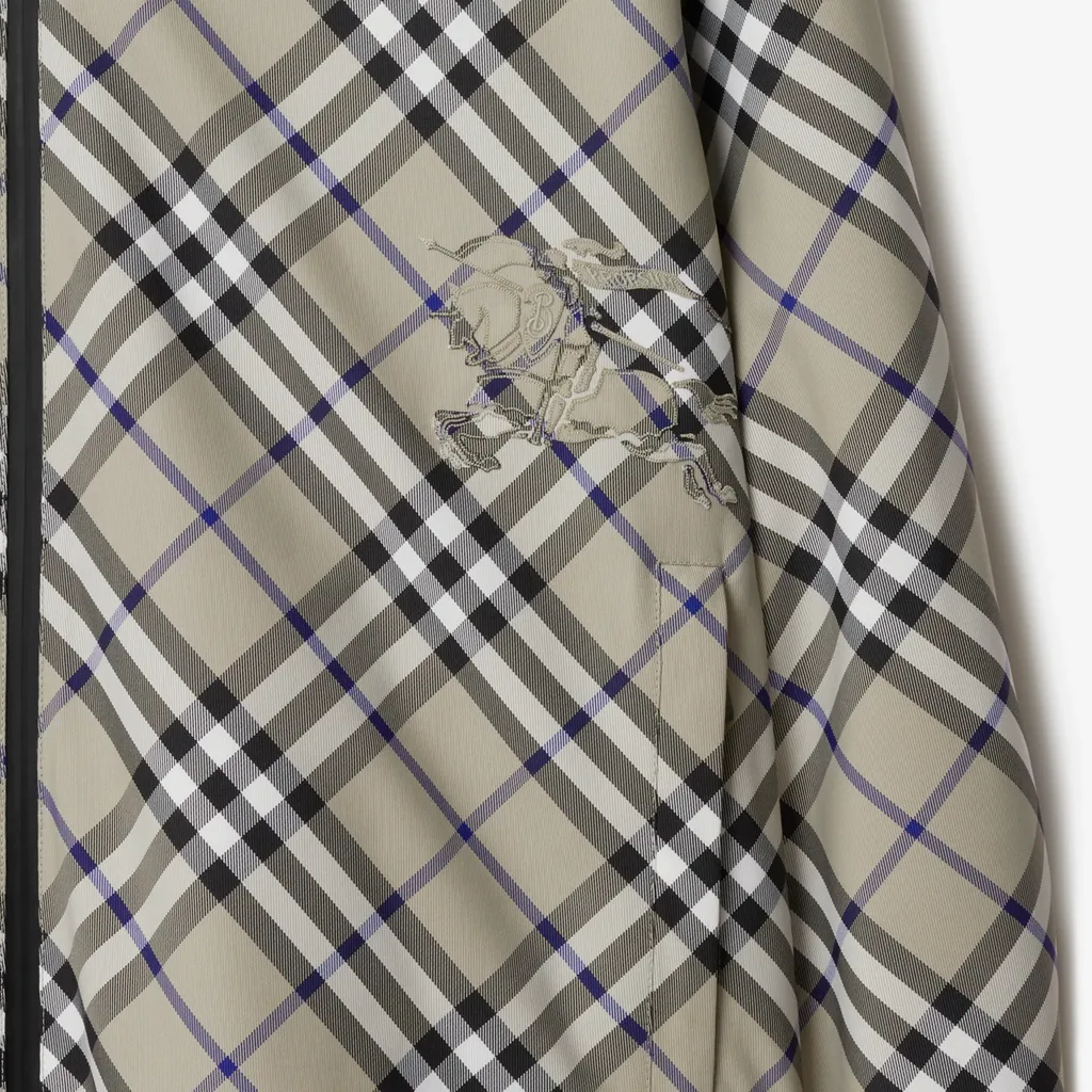 Equestrian Knight Burberry Check Hooded