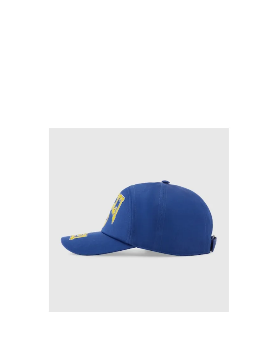 Gucci Logo Patch College Baseball Cap