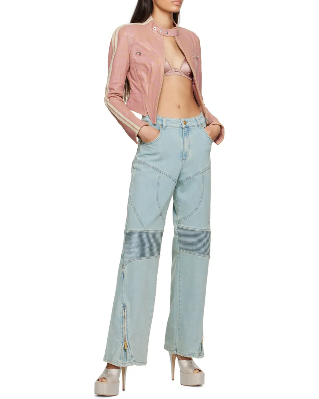 Logo Details Jeans