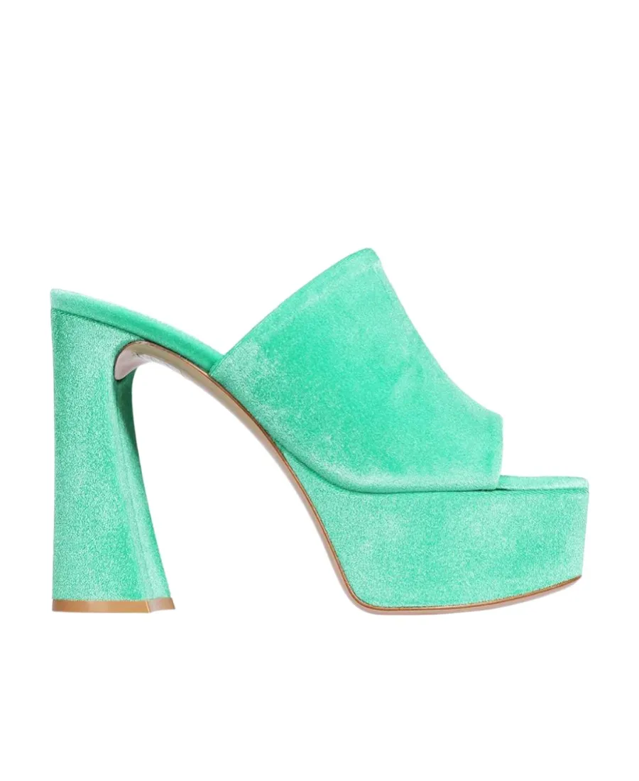 Holly 120Mm Satin Mules