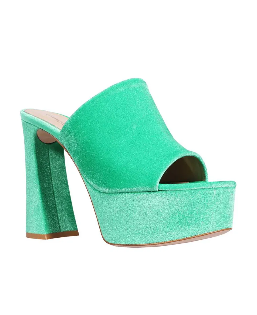 Holly 120Mm Satin Mules