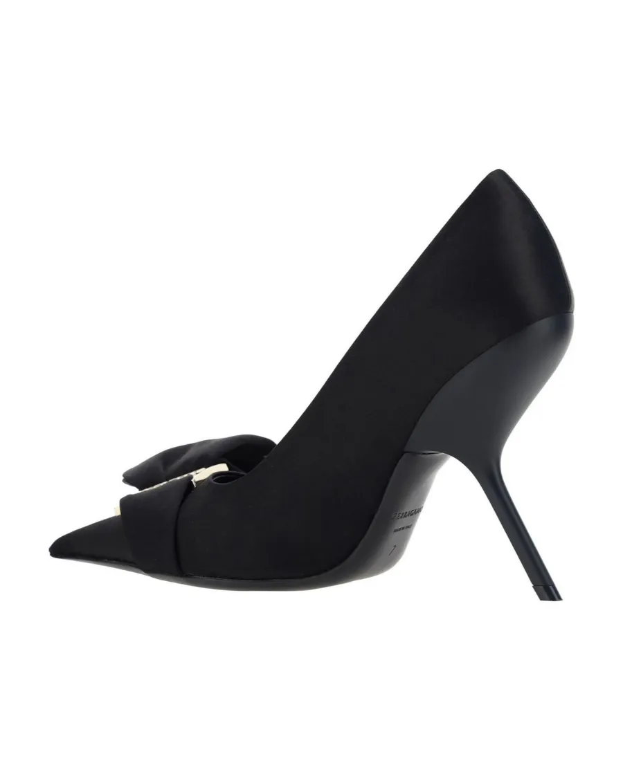 Salvatore Ferragamo Erica Asymmetric Bow Pumps