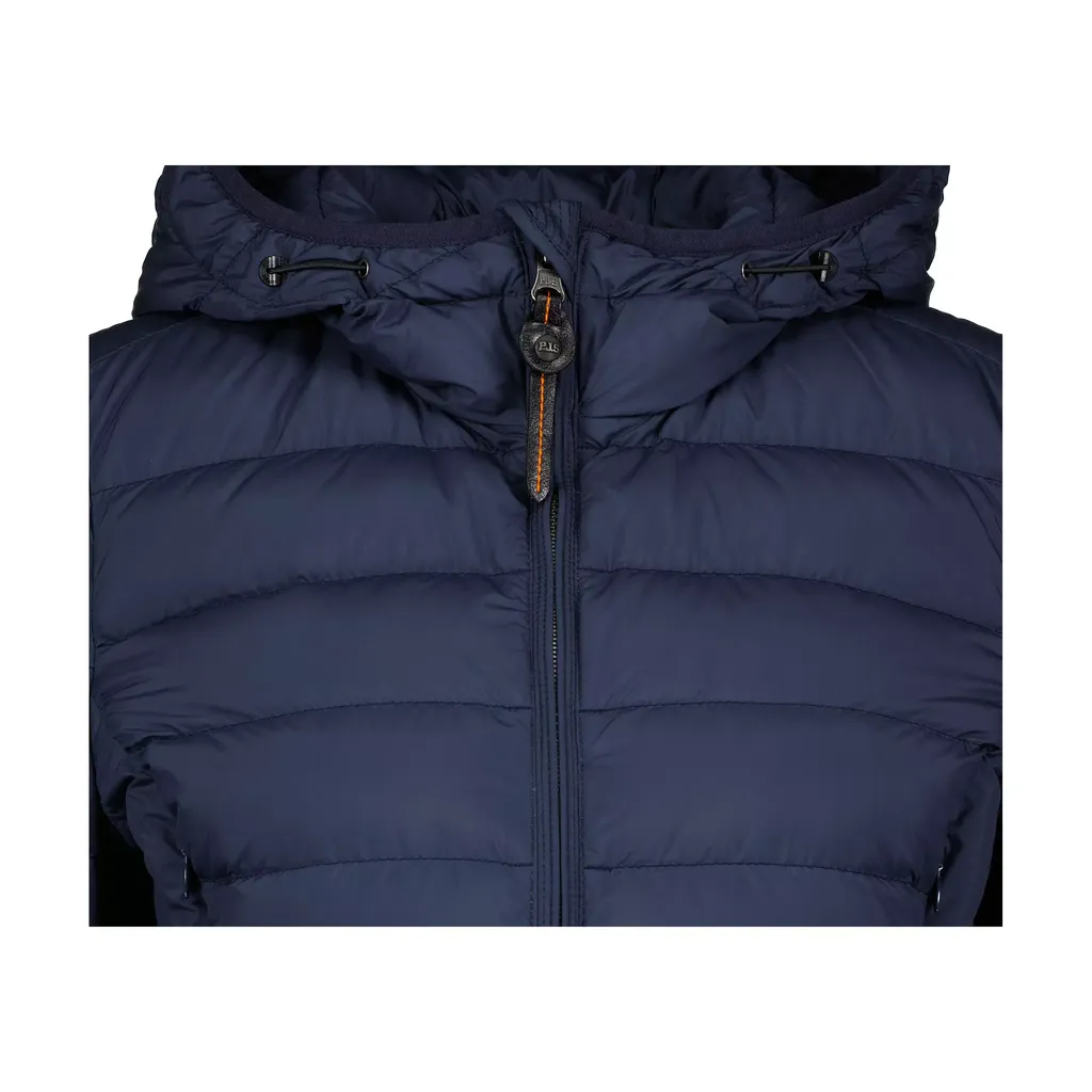 Long-Sleeved Hooded Down Jacket