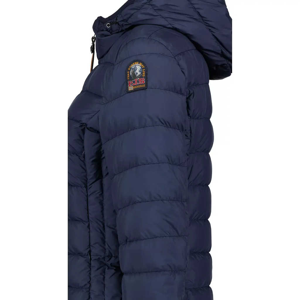 Long-Sleeved Hooded Down Jacket