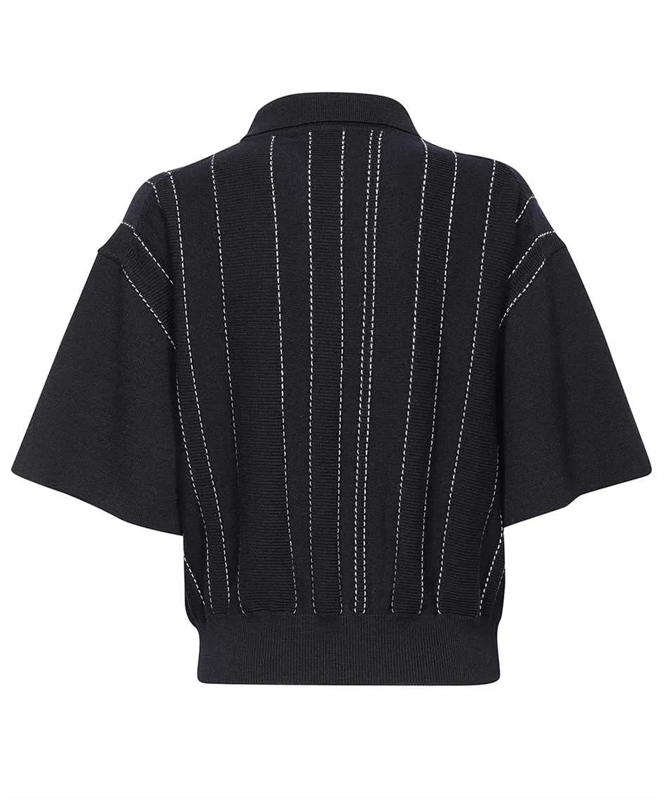 Polo Shirt With Lapel Short Sleeve