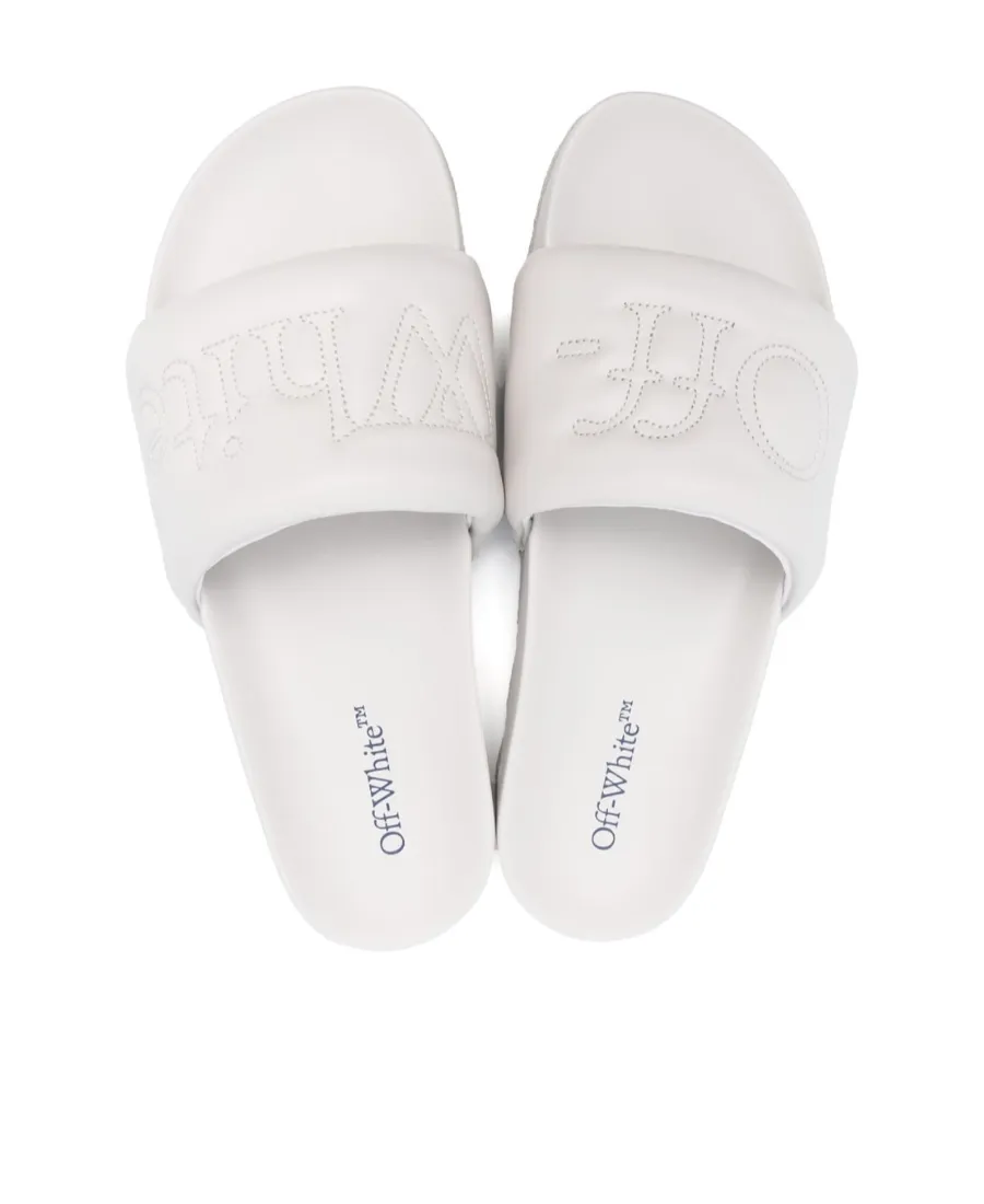 Bookish Sponge Logo-Embroidered Slides