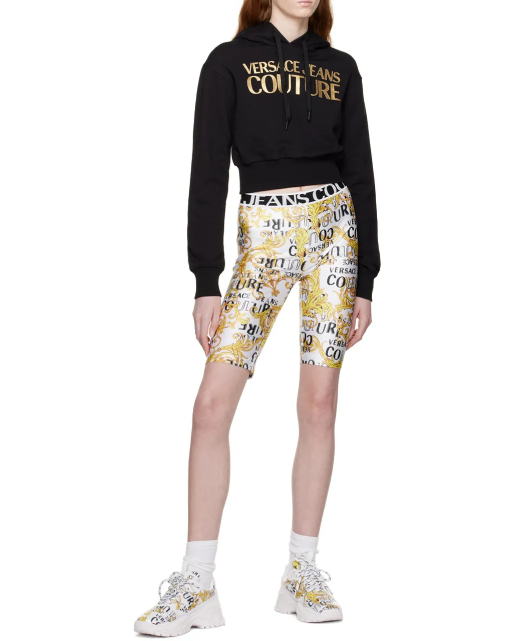 Baroque Pattern-Print Shorts