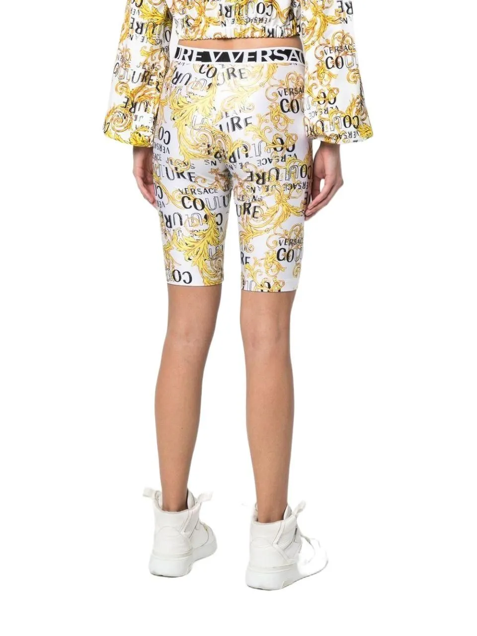 Baroque Pattern-Print Shorts