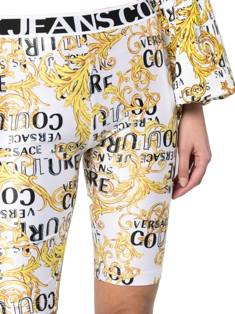Baroque Pattern-Print Shorts