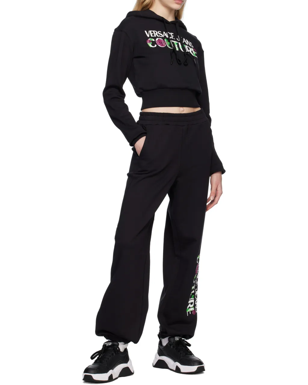 Logo-Print Cotton Track Pants