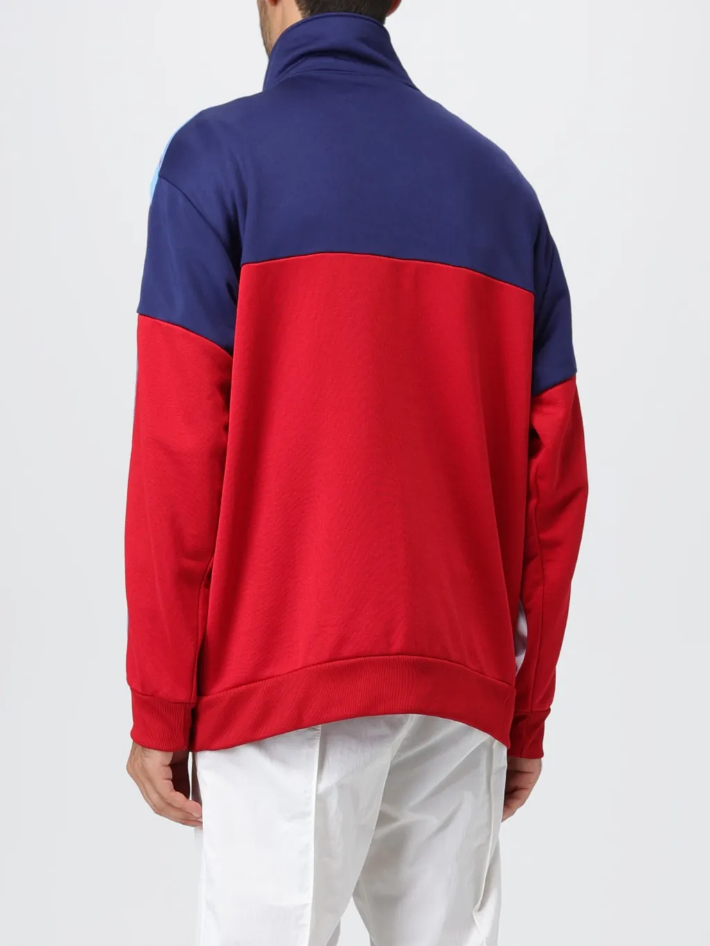 Logo-Tape Detail Zip-Up Cardigan