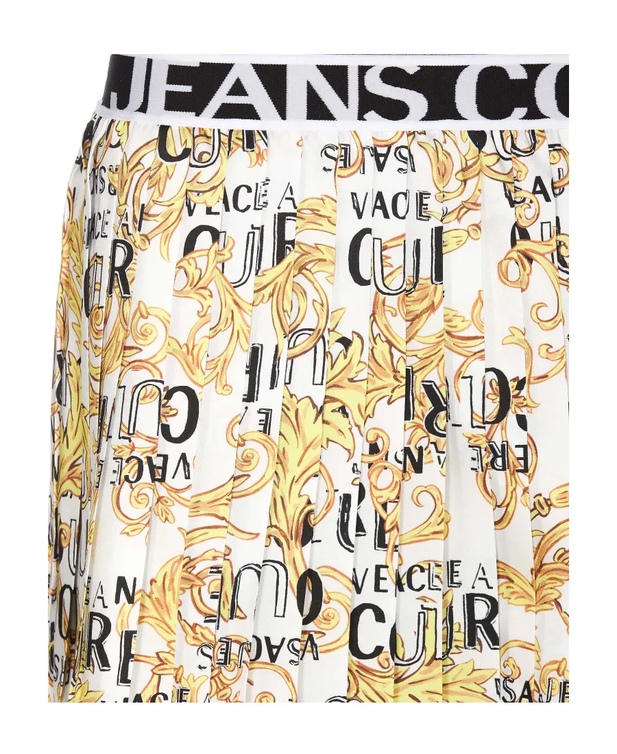 Logo-Waistband Pleated Shorts