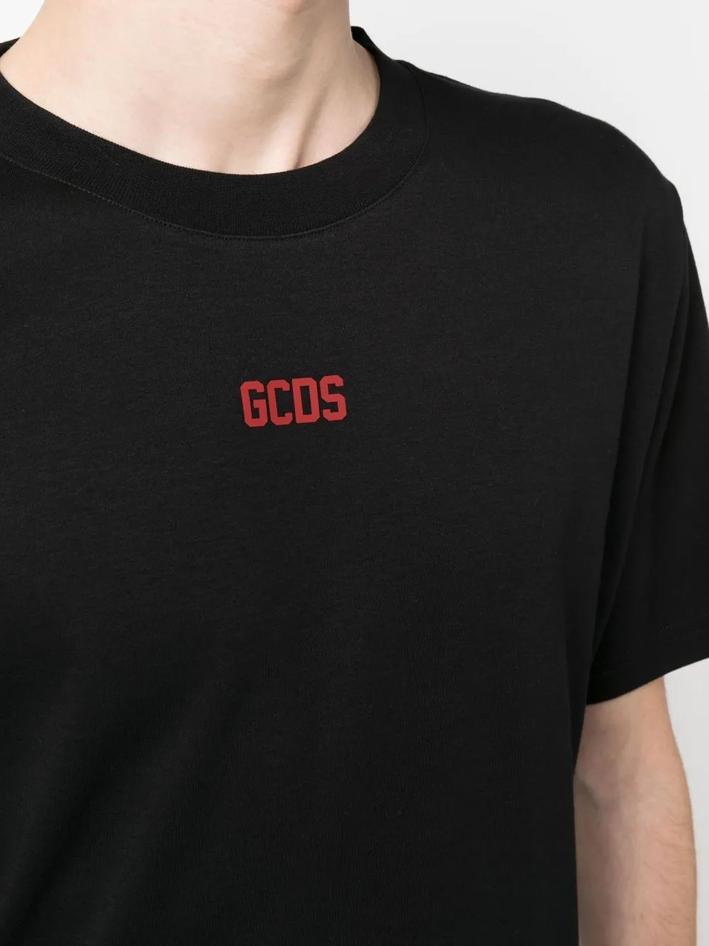 Gcds Logo Printed Crewneck T-Shirt