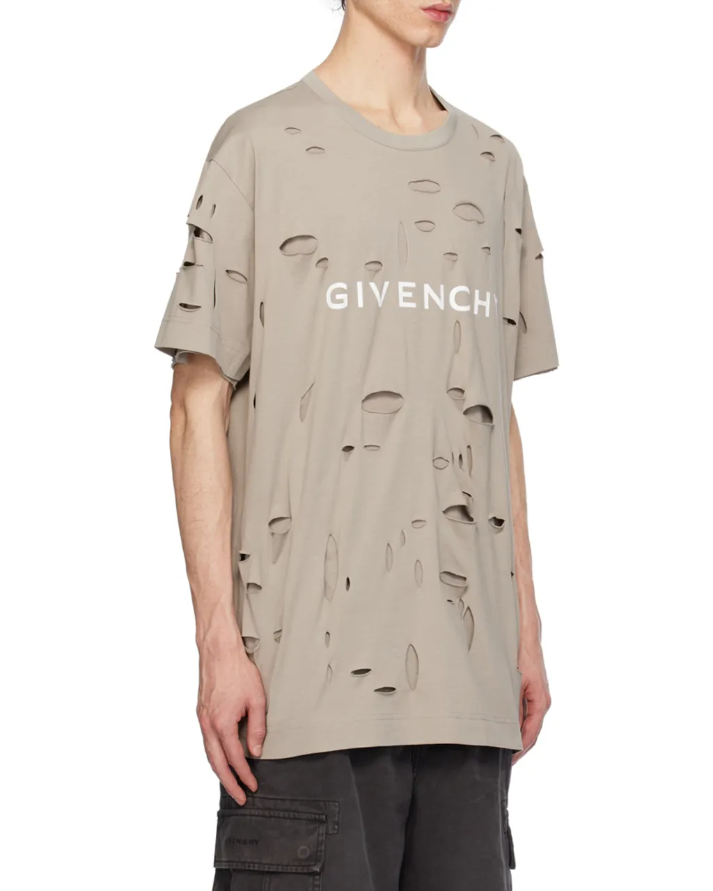 Givenchy Distressed Crewneck T-Shirt