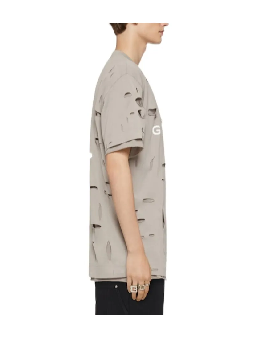 Givenchy Distressed Crewneck T-Shirt