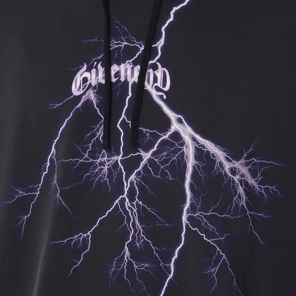 Givenchy Lightning Printed Drawstring Hoodie