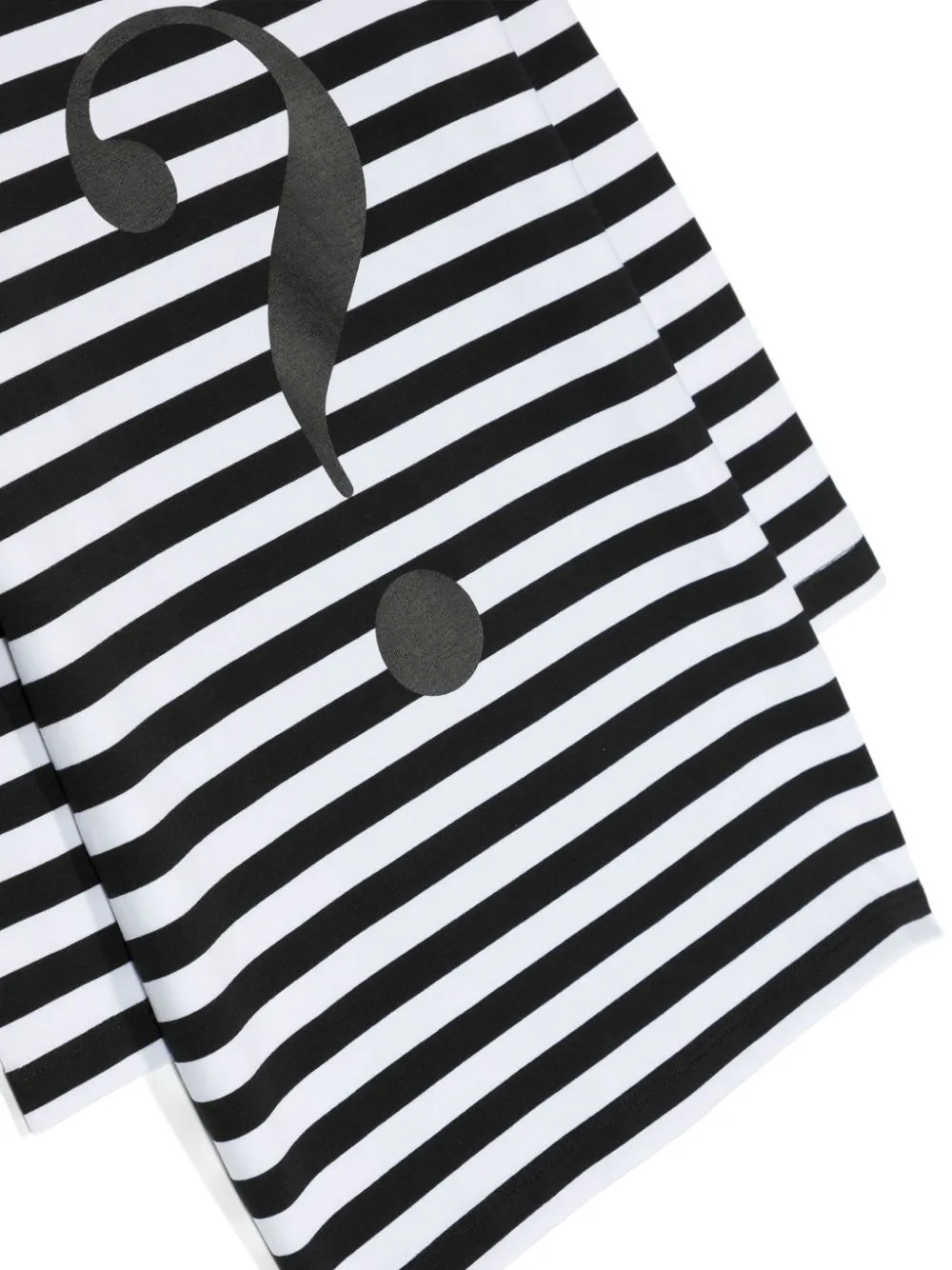 Moschino Kids Round-Neck Striped Long-Sleeved T-Shirt