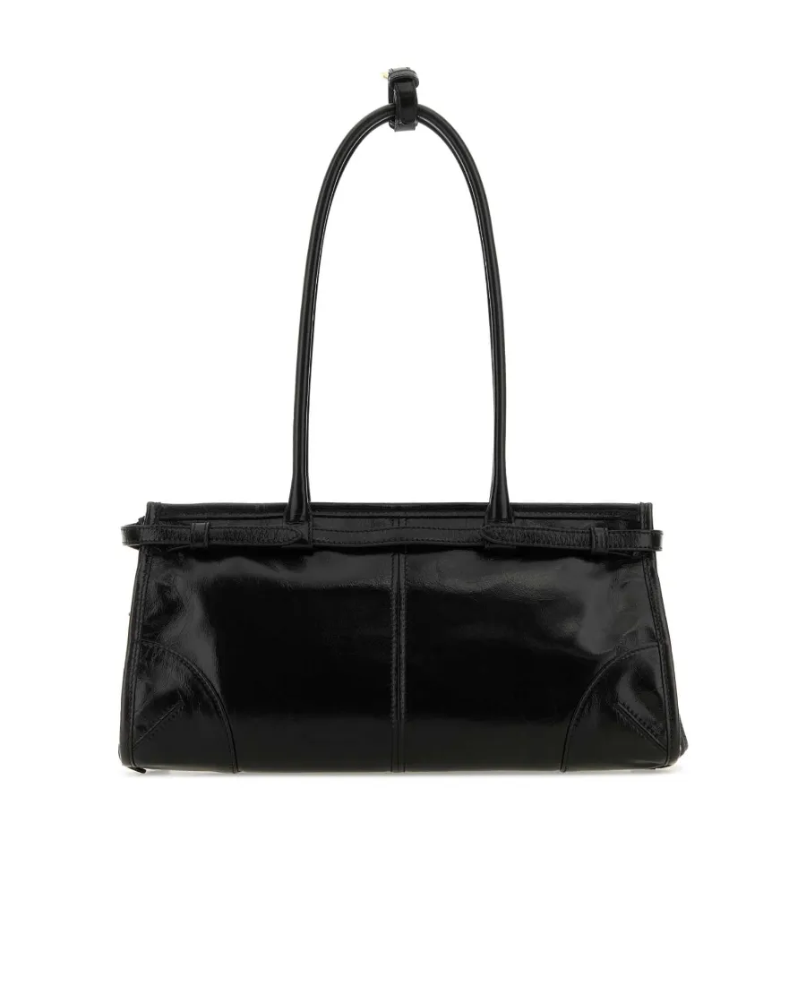 Prada Triangle-Logo Tote Bag