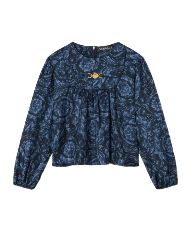 Versace Kids Abstract Printed Blouse