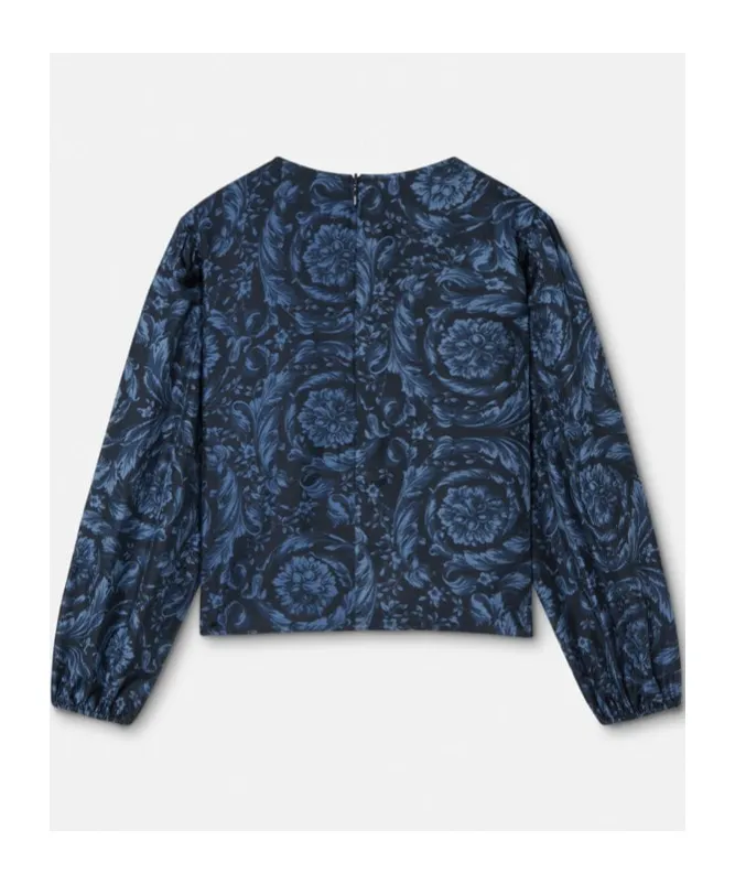 Versace Kids Abstract Printed Blouse