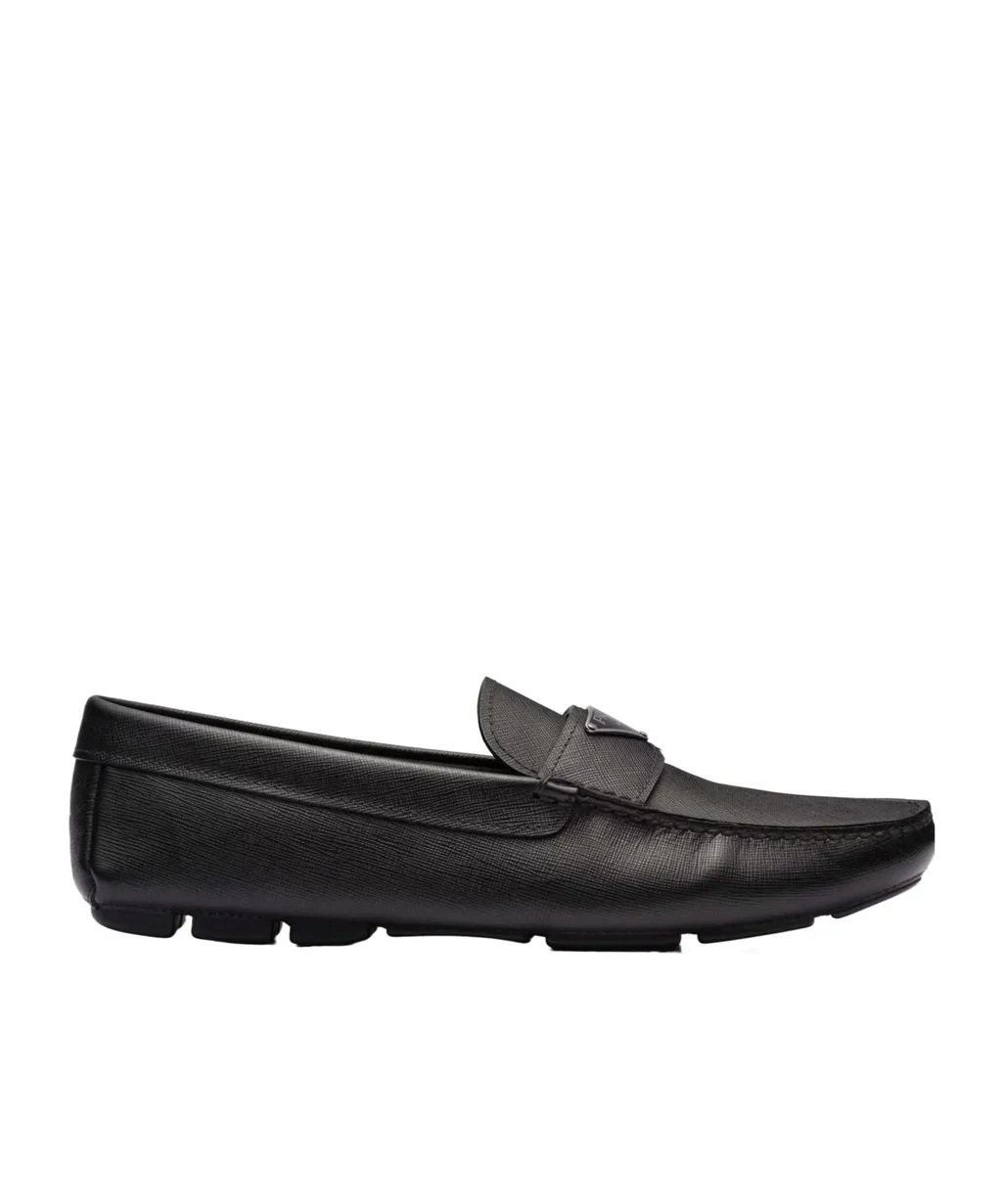 Prada Triangle-Logo Loafers