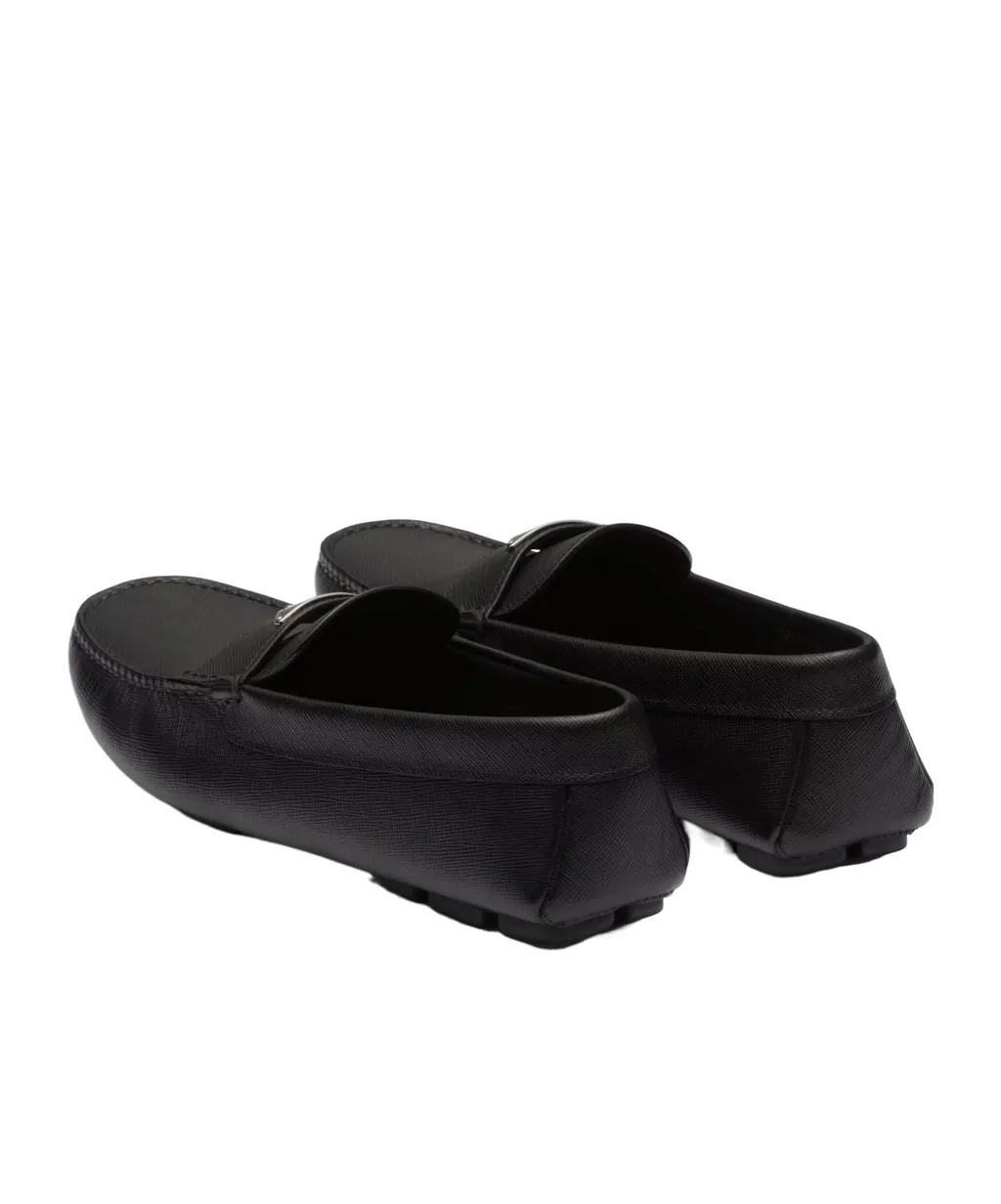Prada Triangle-Logo Loafers