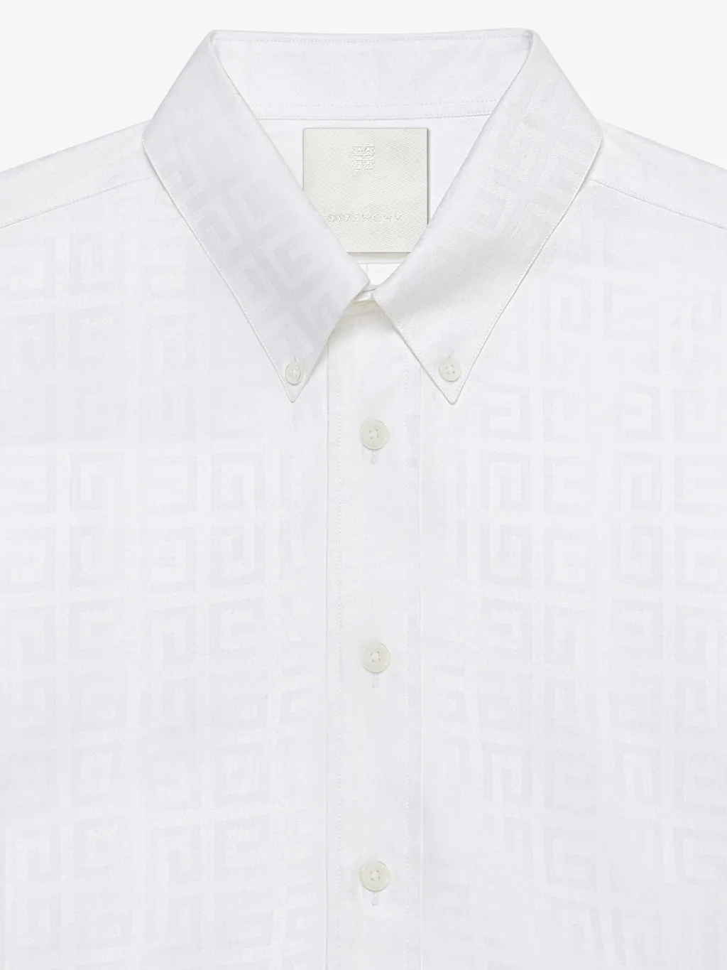 Givenchy 4G Pattern Long-Sleeved Shirt