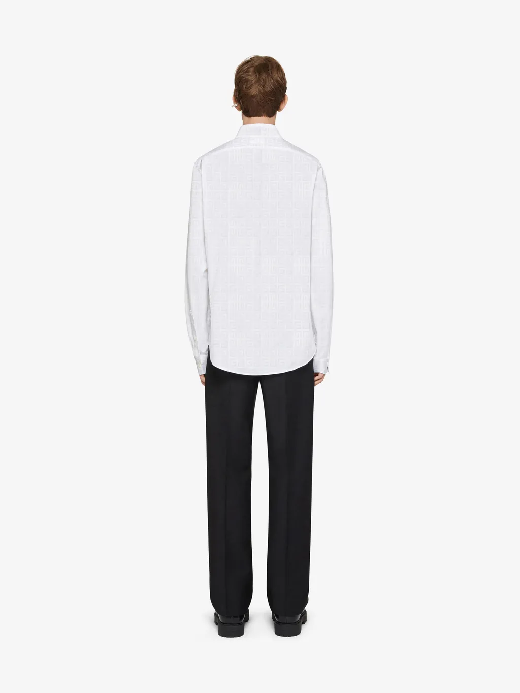 Givenchy 4G Pattern Long-Sleeved Shirt