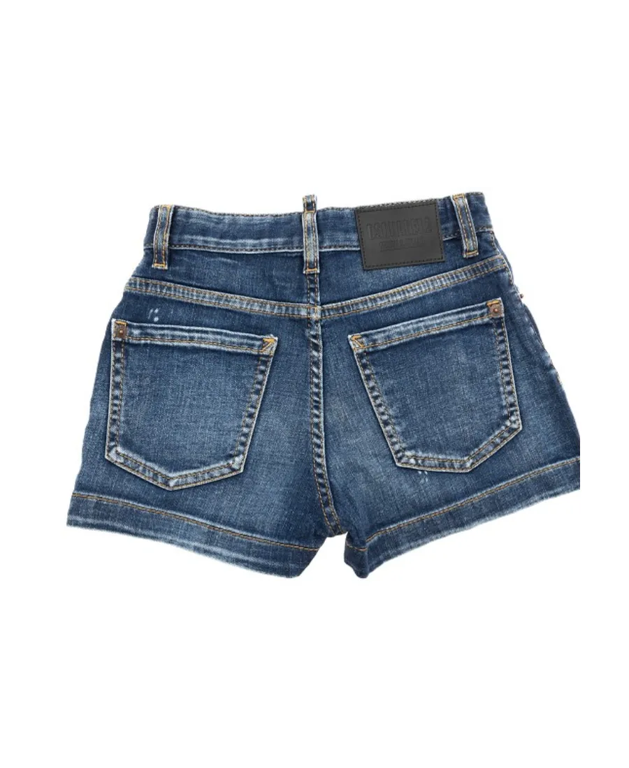 Five-Pocket Denim Shorts