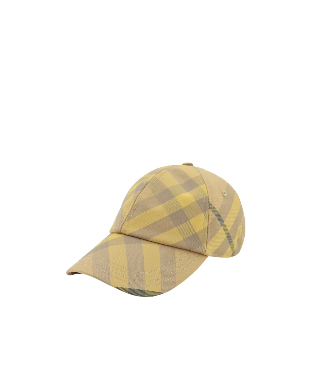 Burberry Check Printed Baseball Cap