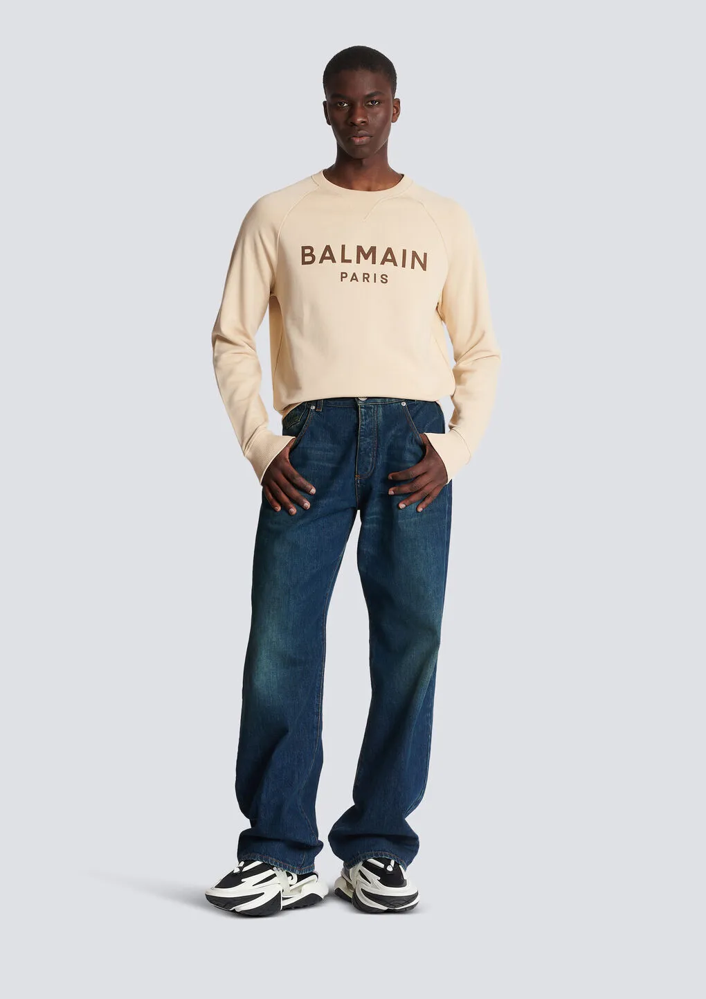 Balmain Paris Printed Sweatshirt