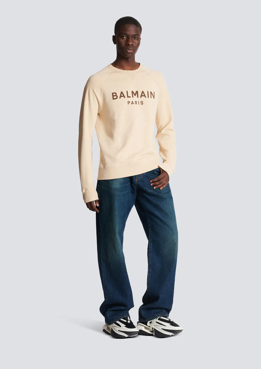 Balmain Paris Printed Sweatshirt