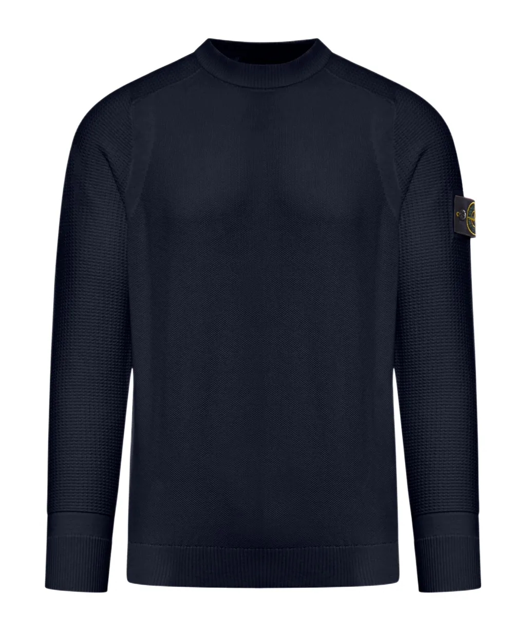 Stone Island Crewneck Long-Sleeved Sweater