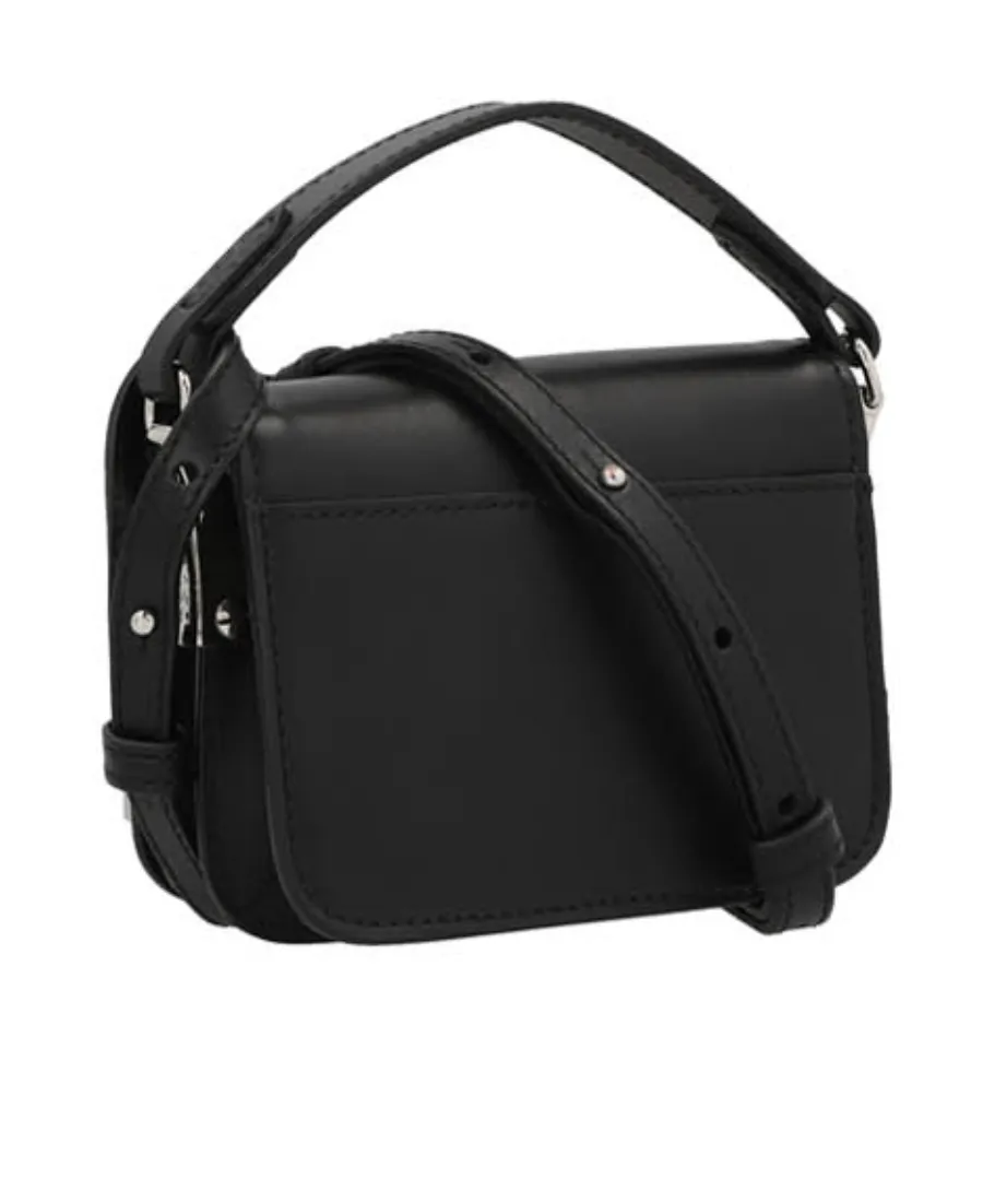 Dsquared2 Logo Plaque Fold-Over Shoulder Bag