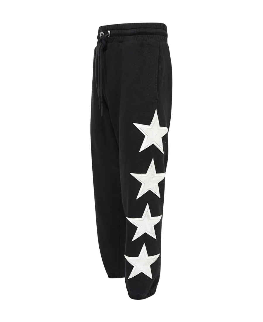 Palm Angels Star-Patch Drawstring Track Pants