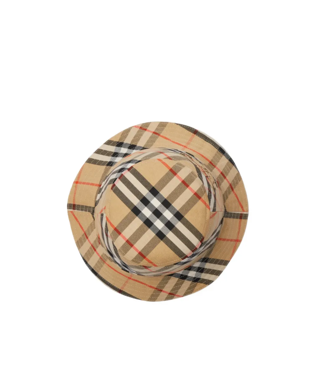 Burberry Checked Patterned Bucket Hat