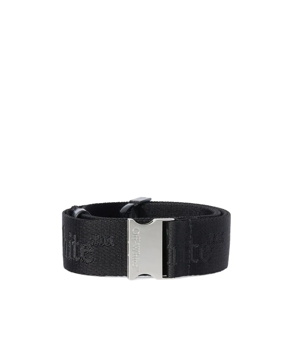 Off-White Tuc Long Tape 35 Logo Engraved Belt