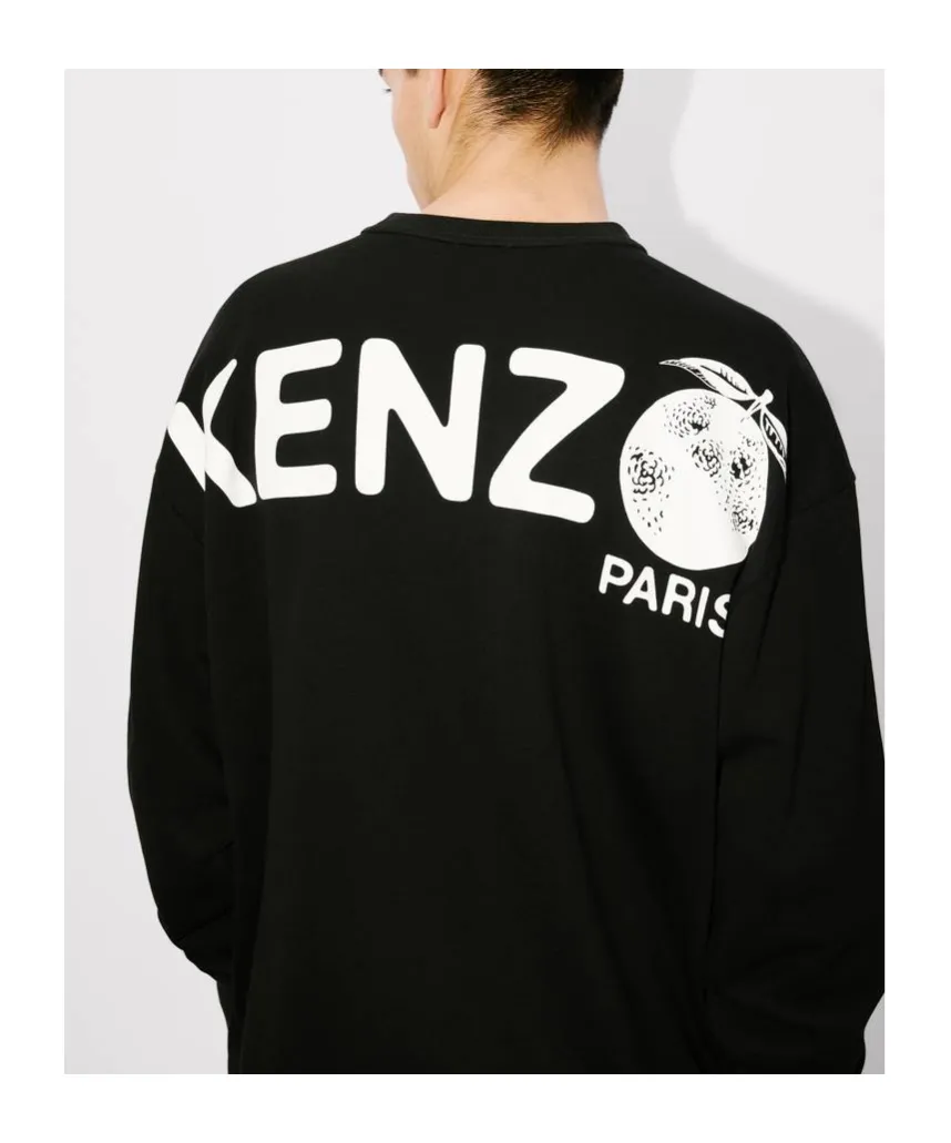 Oversized Sweatshirt Kenzo Orange