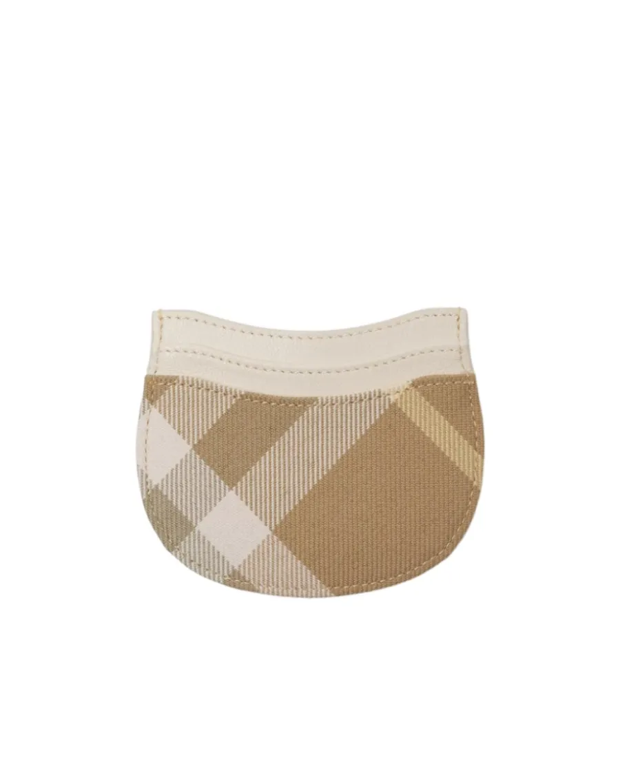 Burberry Rocking Horse Checked Curved-Edge Cardholder