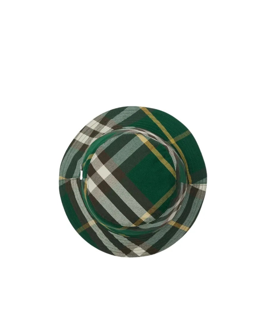 Burberry Check-Pattern Reversible Pull-On Bucket Hat