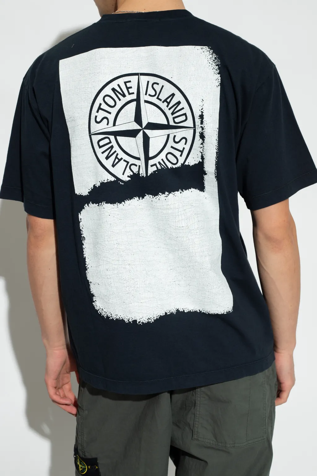 Compass-Print Cotton T-Shirt