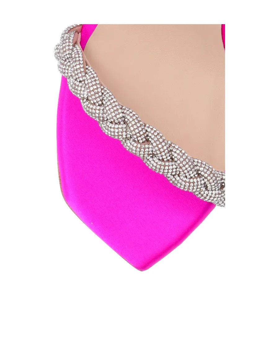 Stuart Weitzman Embellished Ankle Strap Sandals