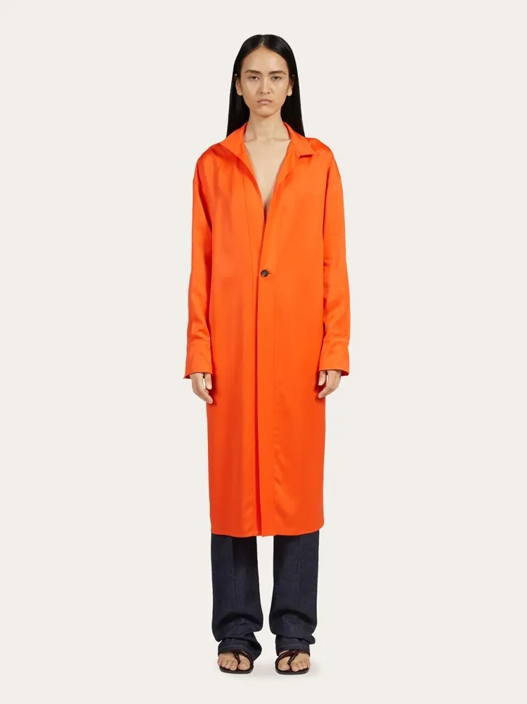 Salvatore Ferragamo V-Neck Shirt Dress