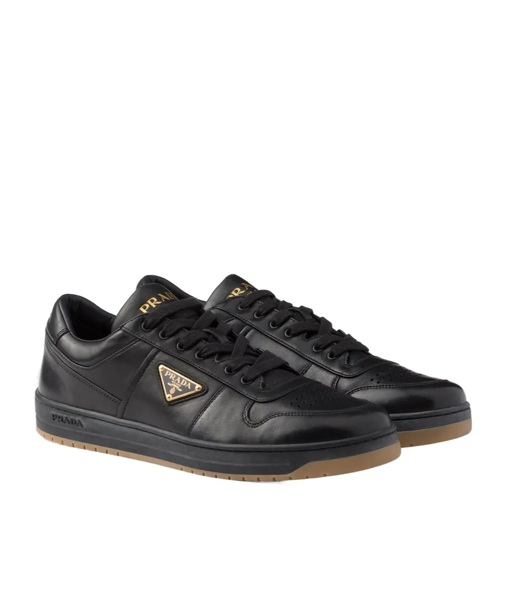 Prada Triangle-Logo Low-Top Sneakers
