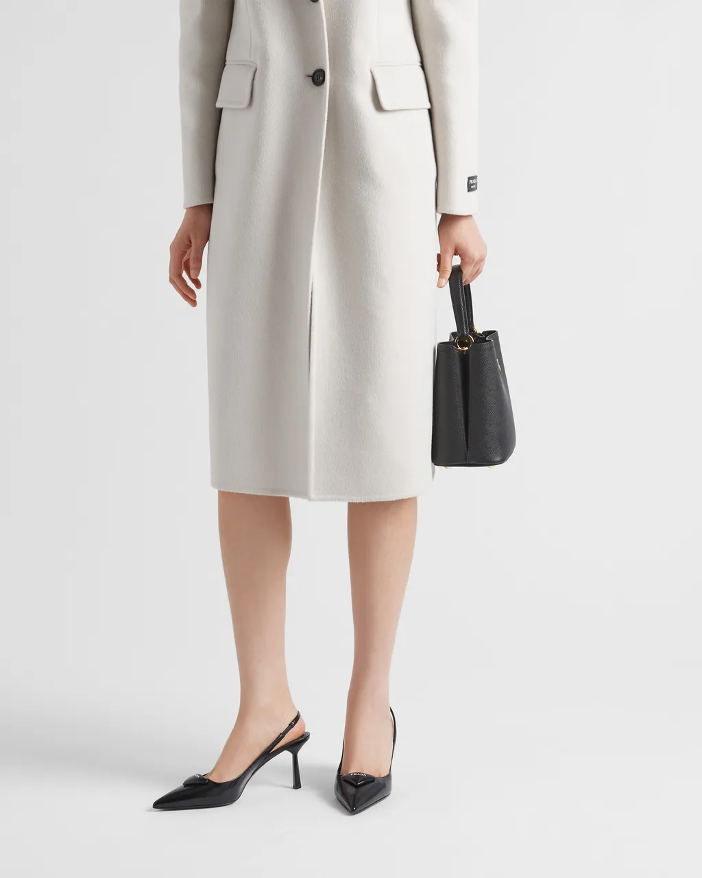 Prada Pointed-Toe Slingback Pumps